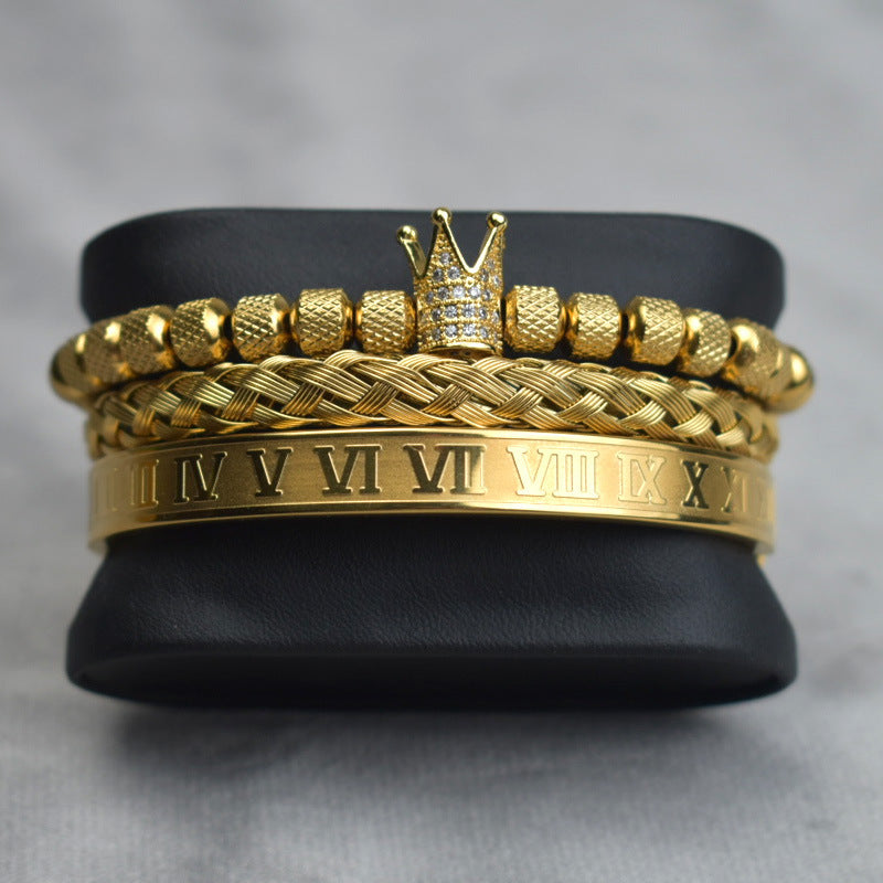 3 pcs Royal Crown Bracelet