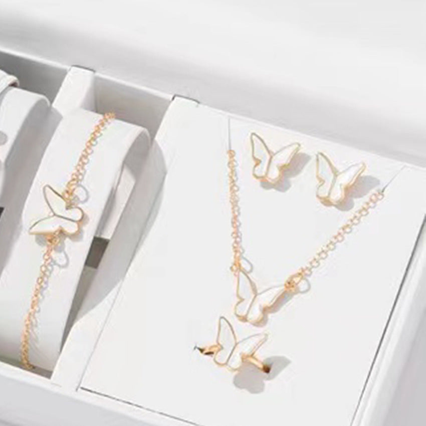 5PCS Fashion Butterfly Jewelry For Women