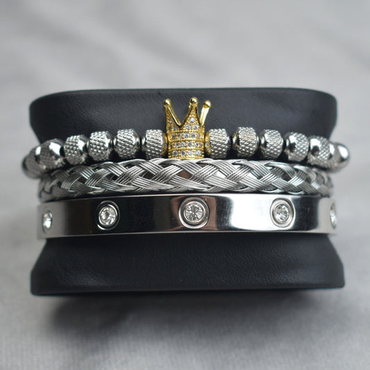 3 pcs Royal Crown Bracelet
